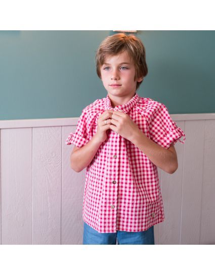 Camisa vichy fresa
